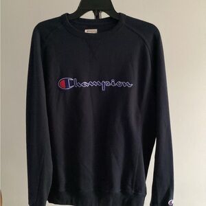 Champion Navy Blue Crewneck Sweater – Men’s Large